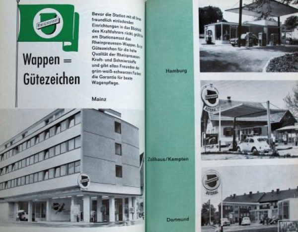 Rheinpreussen "Der Zuendschluessel" Gasstation-Magazine complet vintage 1963 binding (7650)